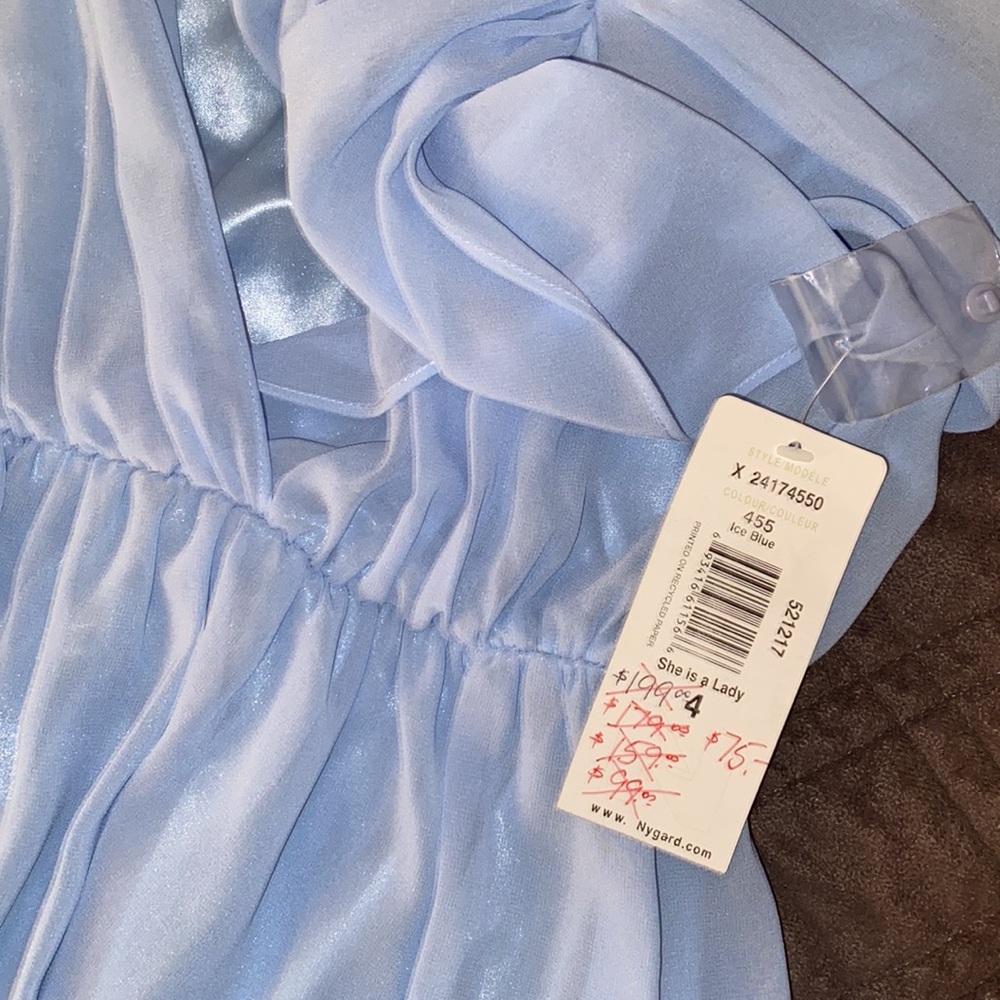 Blue Bianca Nygard Dress - Picture 4 of 6